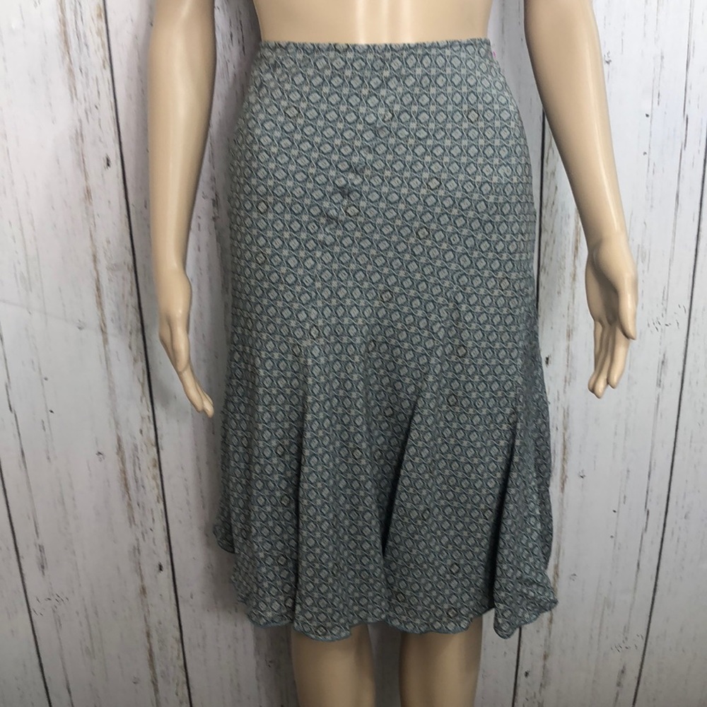 Sundance 100% Silk A line Full Skirt Sz 6